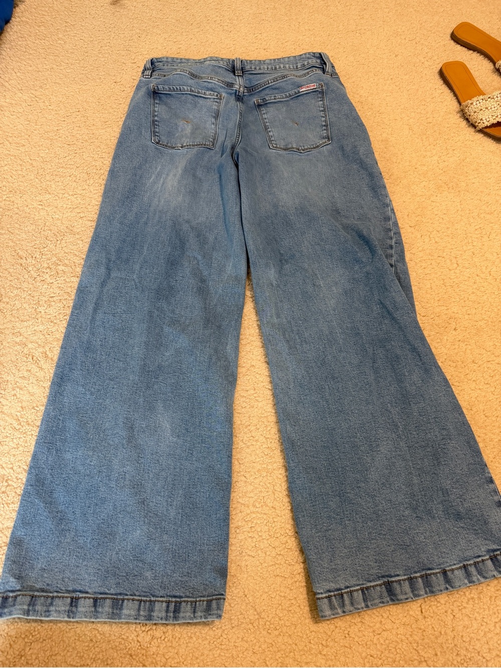 Hudson Jeans Light Blue Wide-Leg Denim - Picture 4 of 5